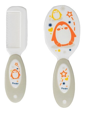 Peigne et brosse - Poupy -pour bébé