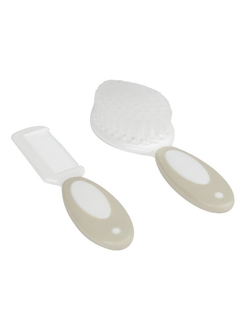Peigne et brosse - Poupy -pour bébé - Kiabi