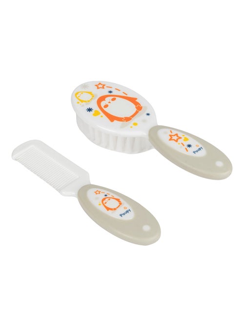 Peigne et brosse - Poupy -pour bébé - Kiabi