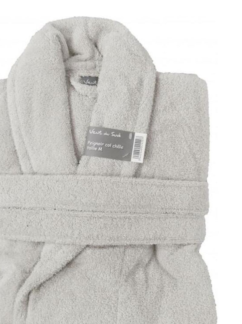 Peignoir - Vent du Sud - 100% Coton Blanc - Kiabi