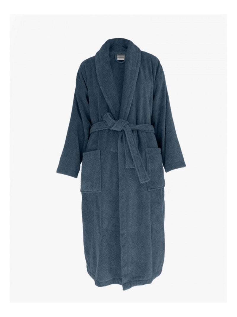 Peignoir - Vent du Sud - 100% Coton Bleu gris - Kiabi