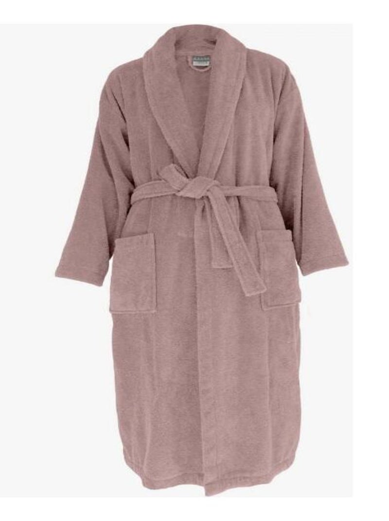 Peignoir - Vent du Sud - 100% Coton Rose - Kiabi