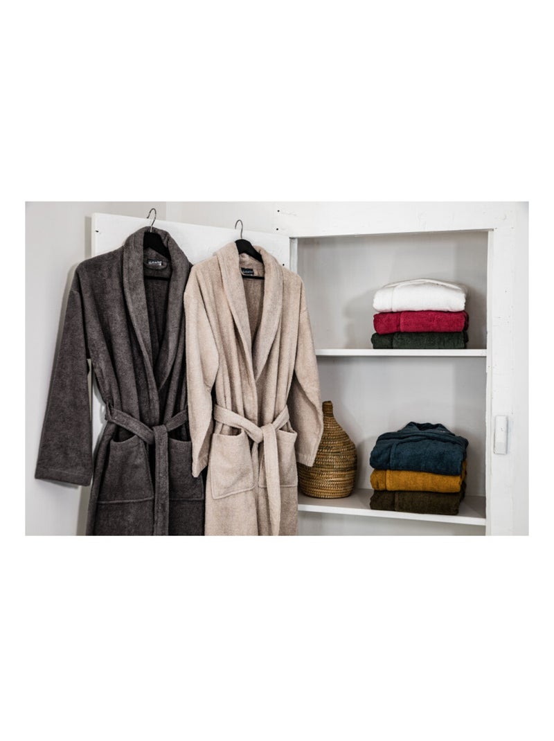 Peignoir - Vent du Sud - 100% Coton Rose - Kiabi