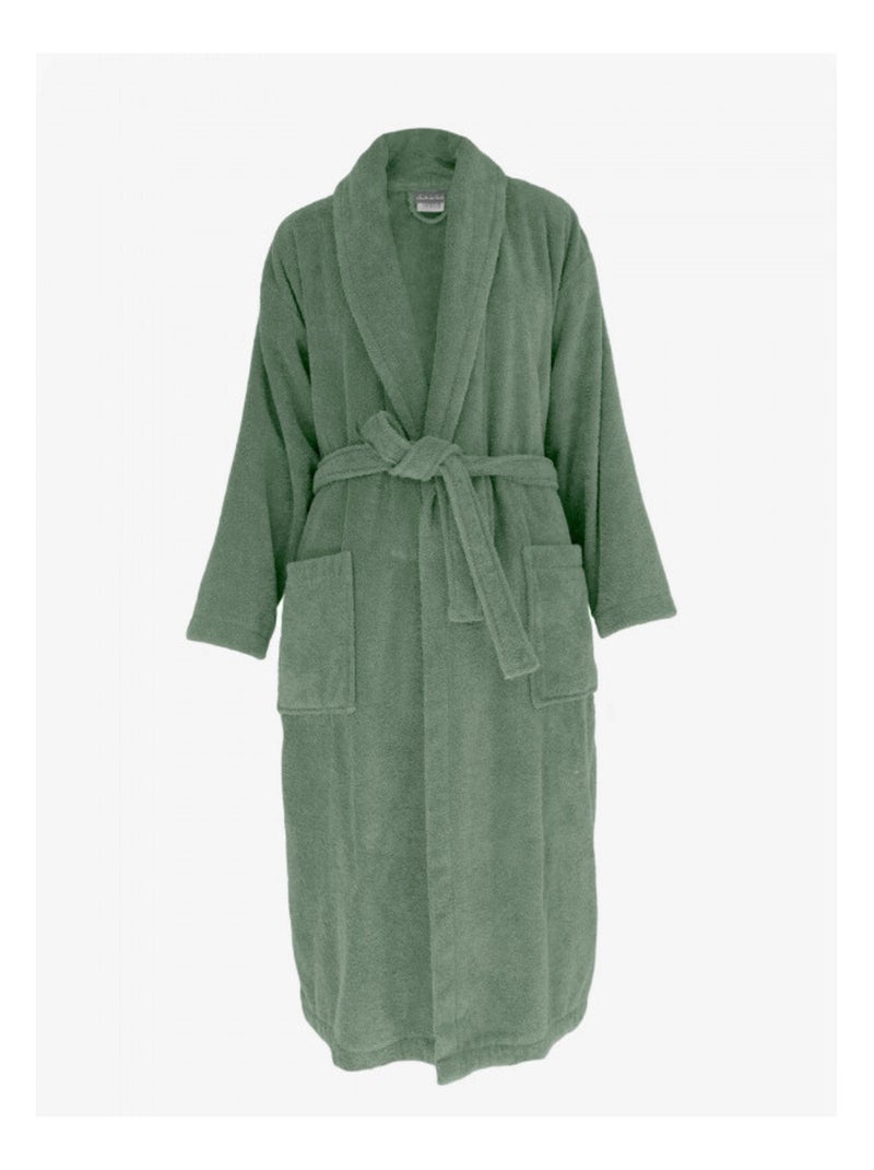 Peignoir - Vent du Sud - 100% Coton Vert olive - Kiabi