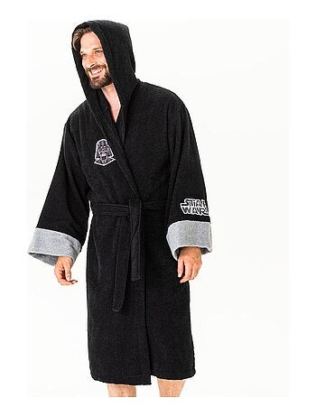 Peignoir à capuche 100% coton, STAR WARS DARK