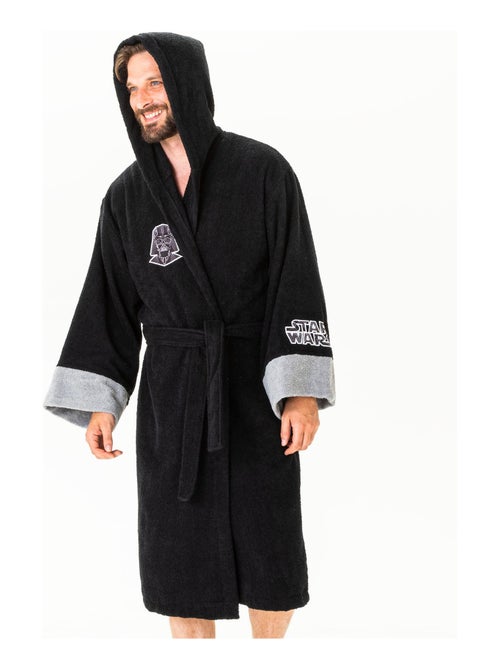 Peignoir à capuche 100% coton, STAR WARS DARK - Kiabi