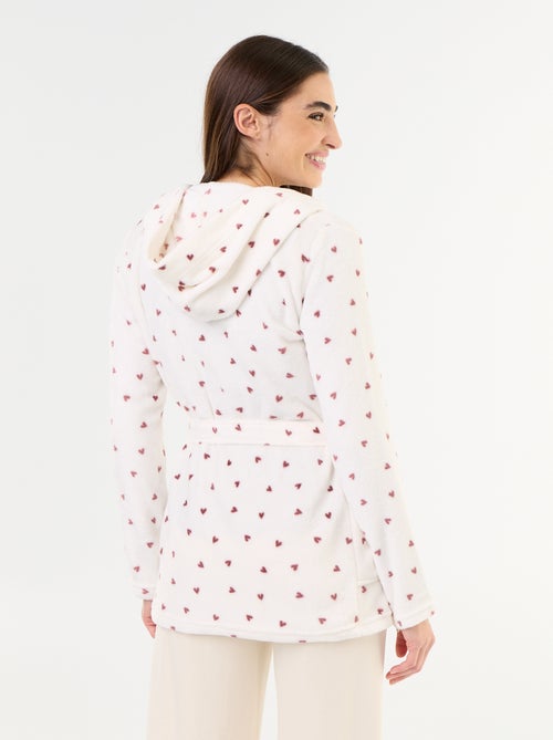 Peignoir à capuche avec poches - Kiabi Peignoir à capuche avec poches - Kiabi