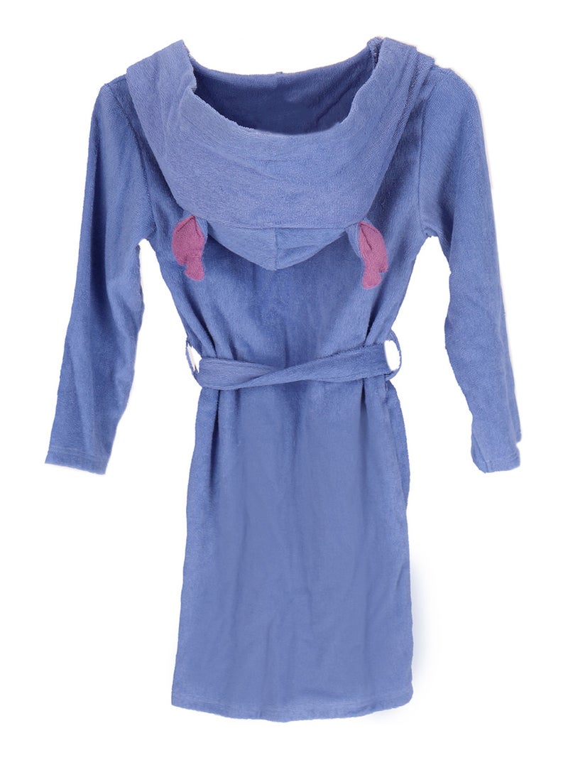 Peignoir à capuche Disney Stitch, Coton bleu Bleu - Kiabi