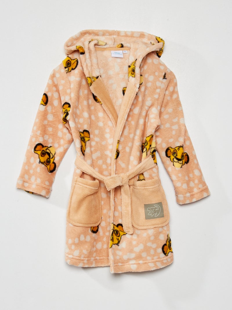 Peignoir à capuche 'Le Roi Lion' Beige - Kiabi