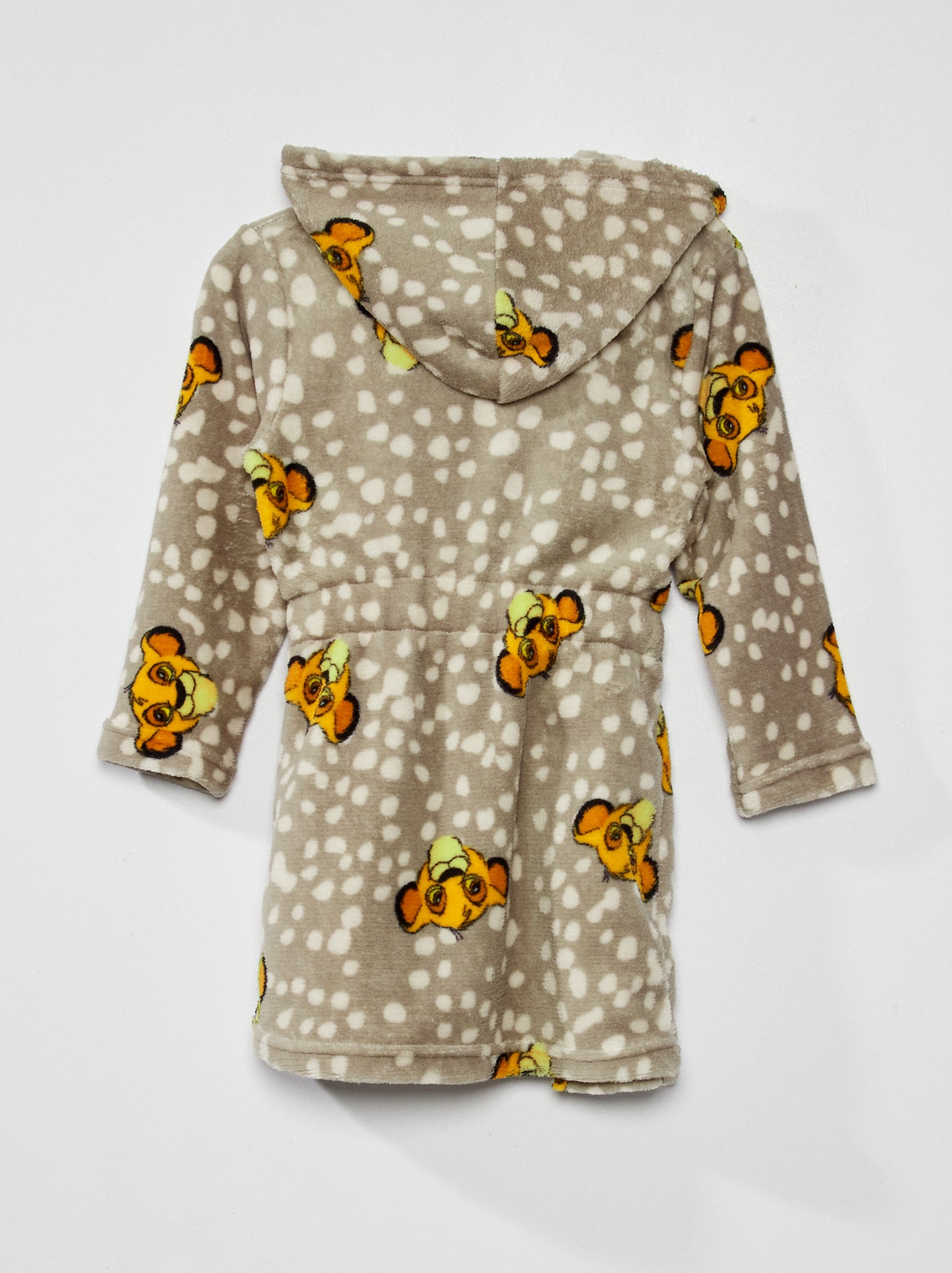 peignoir bebe roi lion