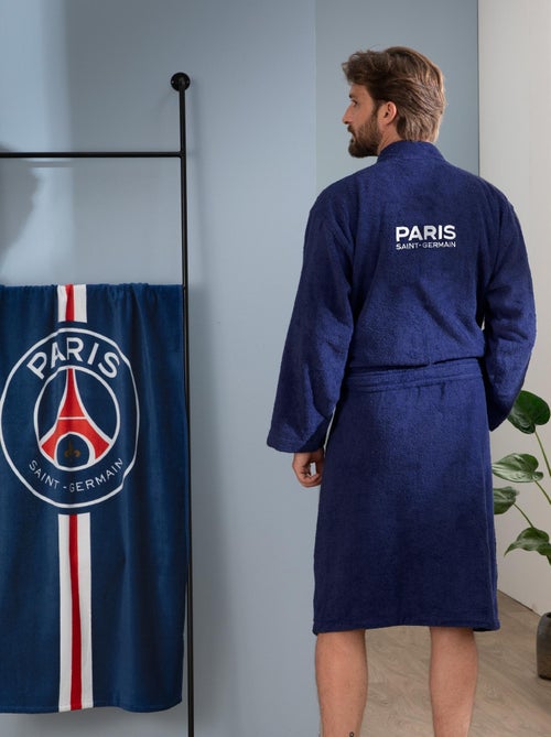 Peignoir adulte 100% coton, PSG RUBAN - Kiabi