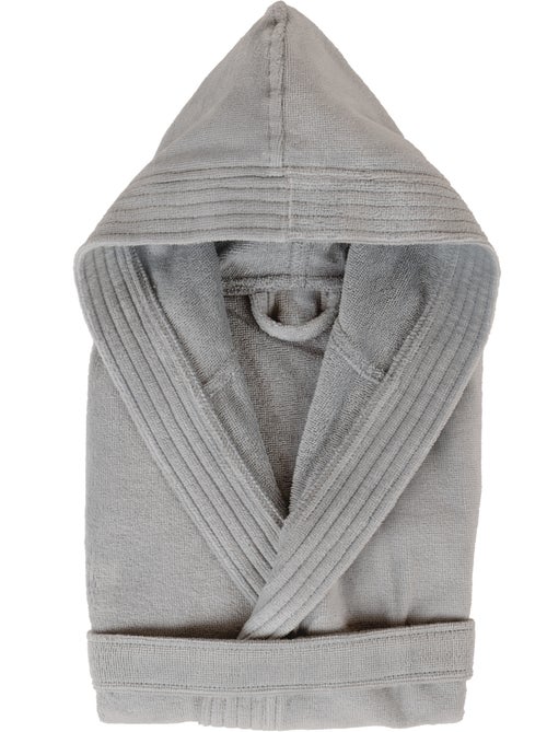 Peignoir adulte à capuche COOL en velours - Kiabi Peignoir adulte à capuche COOL en velours - Kiabi
