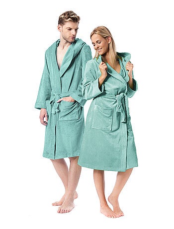 Peignoir adulte à capuche COOL en velours