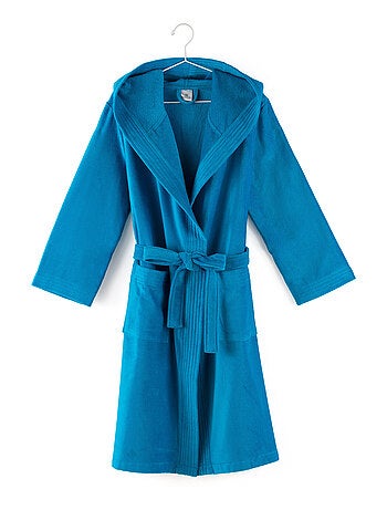 Peignoir adulte à capuche COOL en velours Capuche