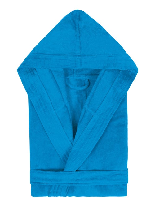 Peignoir adulte à capuche COOL en velours Capuche - Kiabi