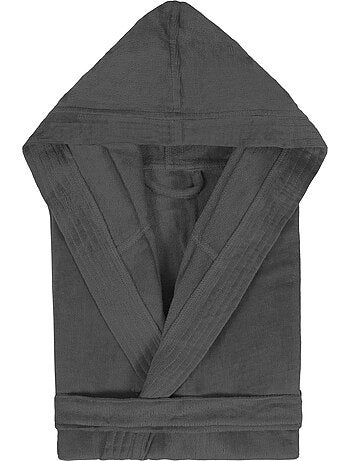 Peignoir adulte à capuche COOL en velours Capuche