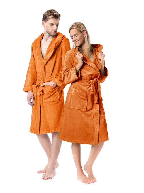 Peignoir adulte à capuche COOL en velours Capuche - Kiabi