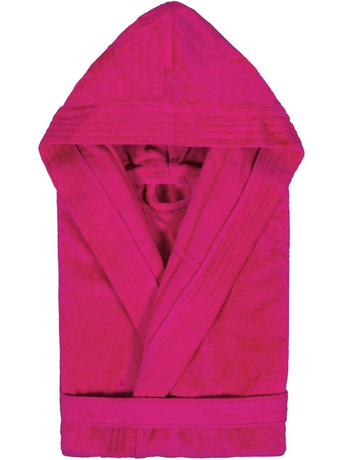Peignoir adulte à capuche COOL en velours - Kiabi