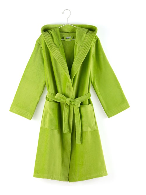 Peignoir adulte à capuche COOL en velours - Kiabi Peignoir adulte à capuche COOL en velours - Kiabi