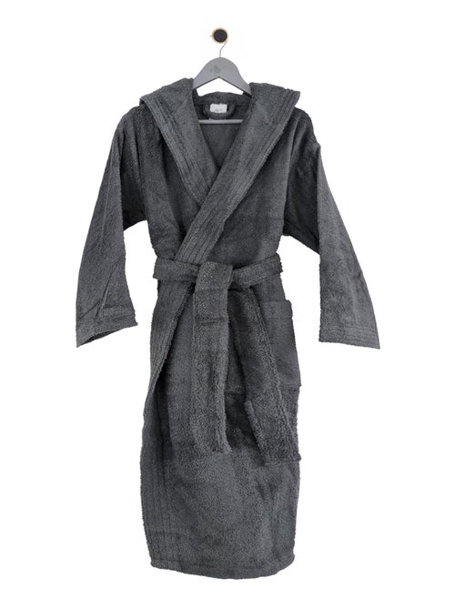 Peignoir adulte à capuche PURE Capuche Courte - Kiabi