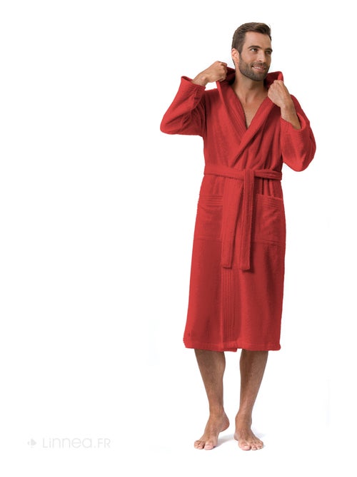 Peignoir adulte à capuche PURE Capuche Courte - Kiabi