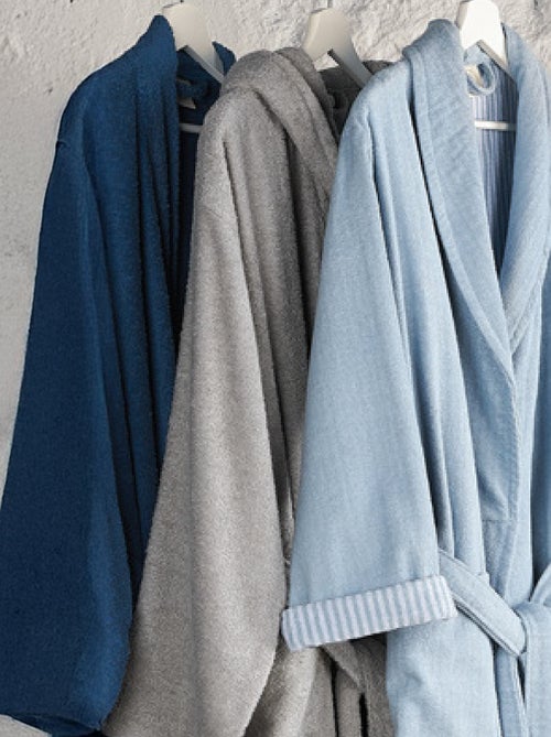 Peignoir adulte col châle EFFICIENCE PURE Col châle - Kiabi