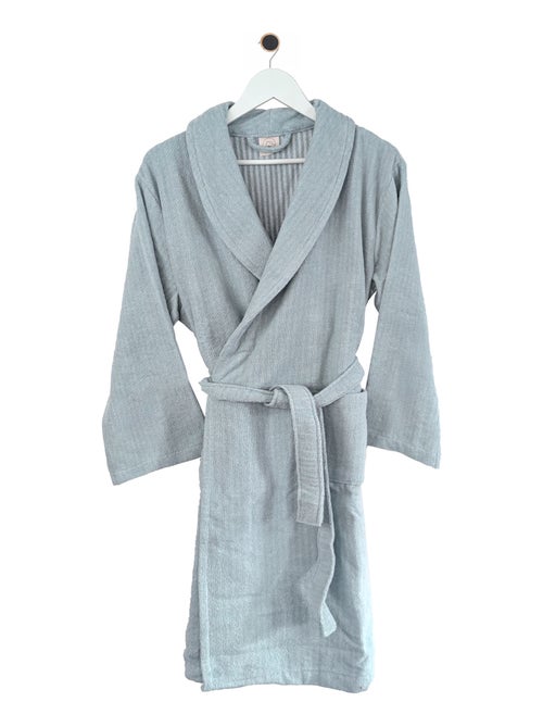 Peignoir adulte col châle EFFICIENCE PURE Col châle - Kiabi