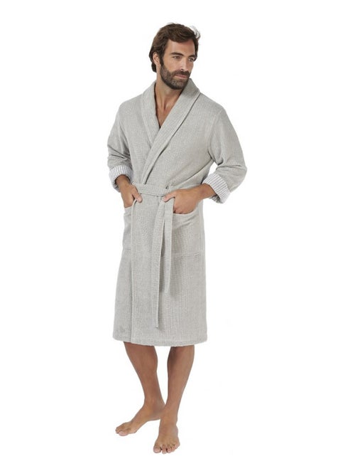 Peignoir adulte col châle EFFICIENCE PURE Col châle - Kiabi