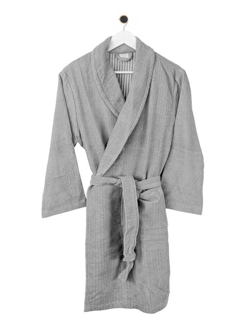 Peignoir adulte col châle EFFICIENCE PURE Col châle - Kiabi