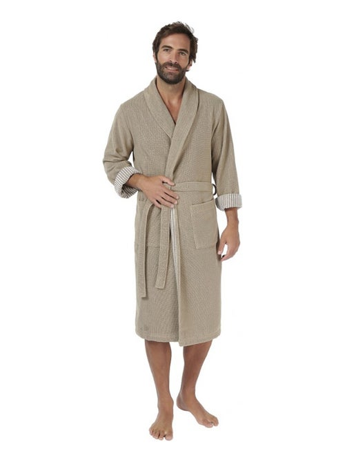 Peignoir adulte col châle EFFICIENCE PURE Col châle - Kiabi