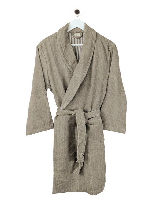 Peignoir adulte col châle EFFICIENCE PURE Col châle - Kiabi