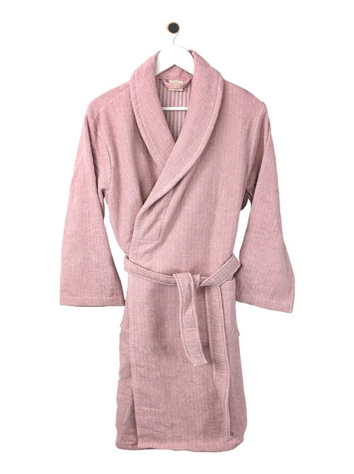 Peignoir adulte col châle EFFICIENCE PURE Col châle - Kiabi