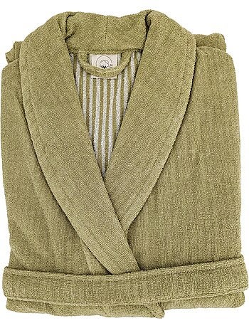 Peignoir adulte col châle EFFICIENCE PURE Col châle