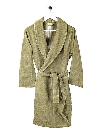 Peignoir adulte col châle EFFICIENCE PURE Col châle