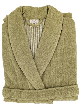 Peignoir adulte col châle EFFICIENCE PURE Col châle