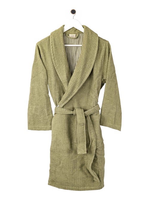 Peignoir adulte col châle EFFICIENCE PURE Col châle - Kiabi