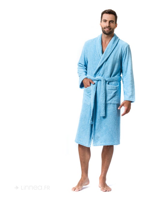 Peignoir adulte col châle PURE Col châle - Kiabi