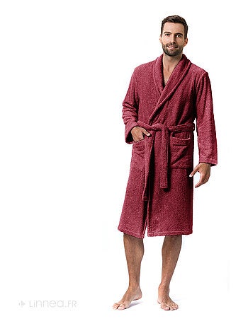 Peignoir adulte col châle PURE Col châle