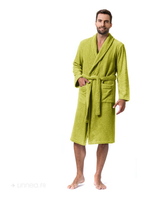 Peignoir adulte col châle PURE Col châle - Kiabi