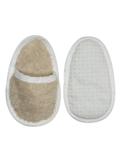 PEIGNOIR AVEC MULES MITCHEL EPONGE BEBE - Kiabi