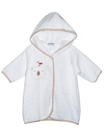 Peignoir avec mules Paolo en éponge