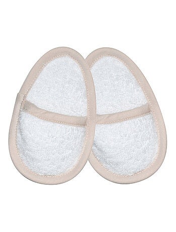 Peignoir avec mules Paolo en éponge