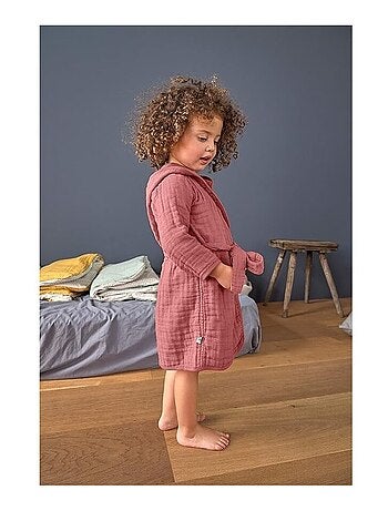 Peignoir Enfant - Gaze de coton.