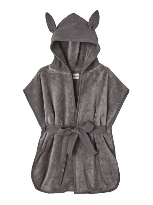 Peignoir bébé et enfant à capuche en bambou BB&CO - Kiabi