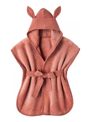 Peignoir bébé et enfant à capuche en bambou BB&CO