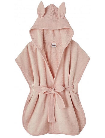 Peignoir bébé et enfant à capuche en bambou BB&CO