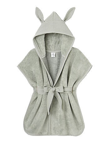 Peignoir bébé et enfant à capuche en bambou BB&CO