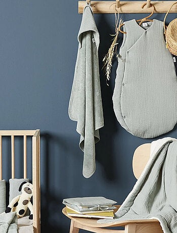 Peignoir bébé et enfant à capuche en bambou BB&CO