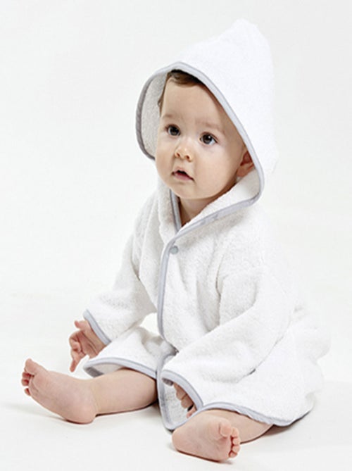 PEIGNOIR BLANC AVEC MULES - Kiabi