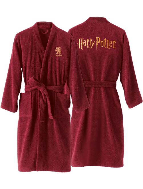 Robe de Gryffondor de Harry Potter à capuchon avec blason, adulte